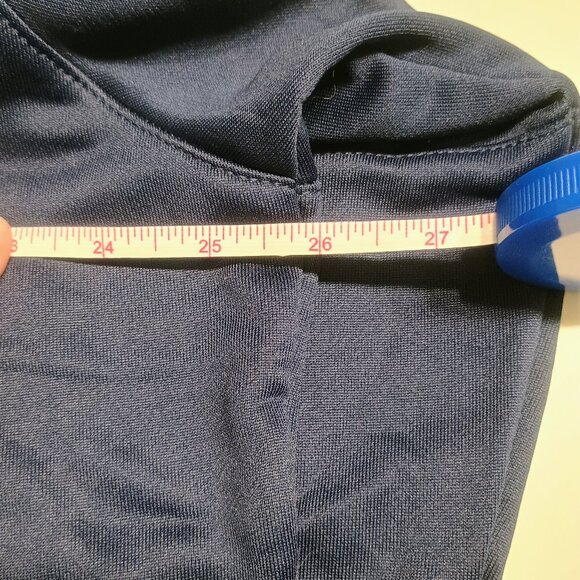 NWT Adidas Golf Men’s XL French Terry Full Zip Jacket Navy 3-Stripes Performance - Picture 3 of 7